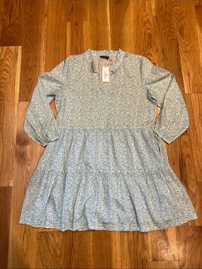 Vineyard Vines Fenwick Tiered Floral Dress, Size XL